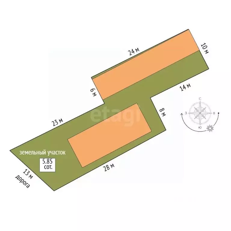 Дом в Крым, Черноморский район, с. Новосельское ул. Пионерская, 59 ... - Фото 2