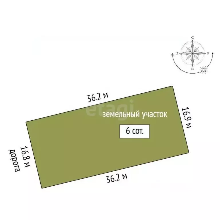 Участок в Крым, Симферопольский район, Добровское с/пос, с. ... - Фото 2