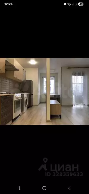 Студия Белгородская область, Белгород ул. Семейная, 23 (27.0 м) - Фото 2