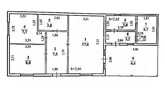 Дом в Забайкальский край, Чита № 132 Садовод ДНТ, 38 (75 м) - Фото 2