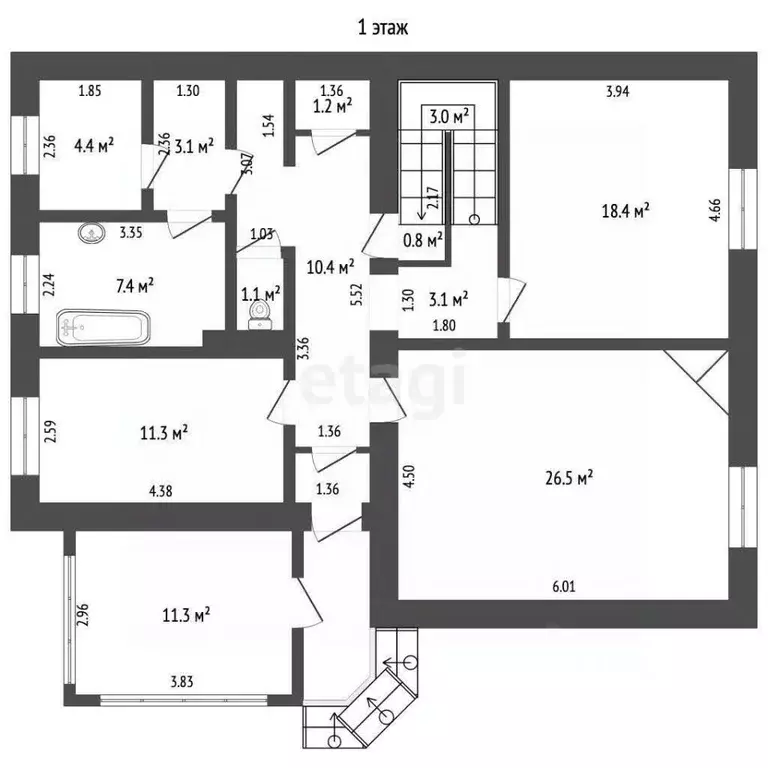 Дом в Челябинская область, Чебаркульский муниципальный округ, д. ... - Фото 1