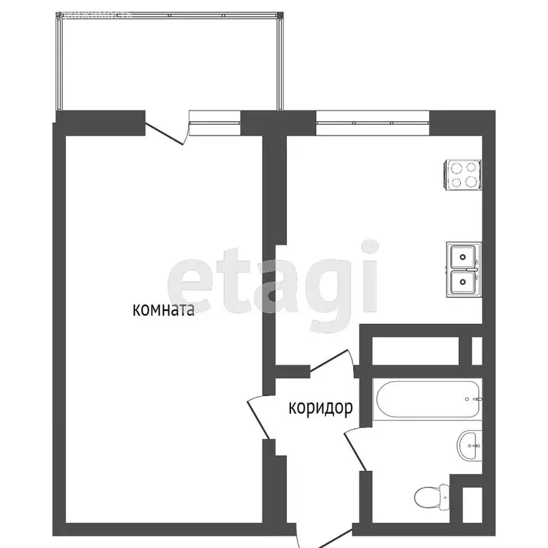 1-комнатная квартира: Мытищи, Стрелковая улица, 4 (35.5 м) - Фото 0