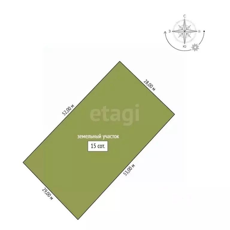 Участок в Амурская область, Благовещенский район, с. Чигири  (15.0 ... - Фото 2