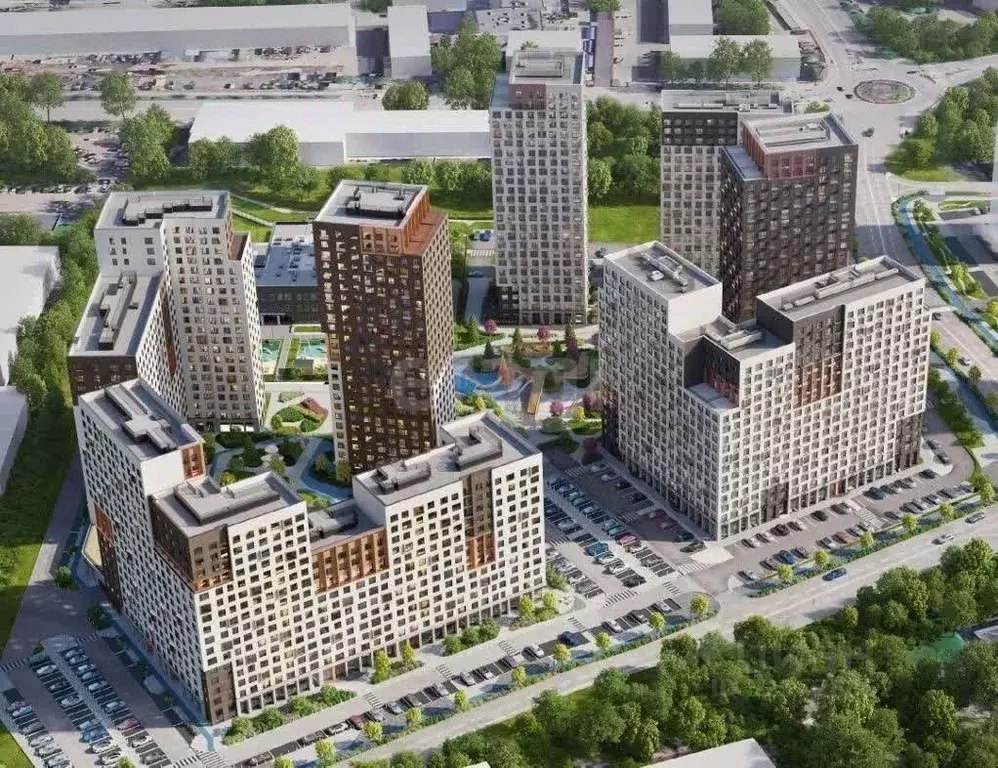 Студия Московская область, Мытищи Страна.Парковая жилой комплекс ... - Фото 2