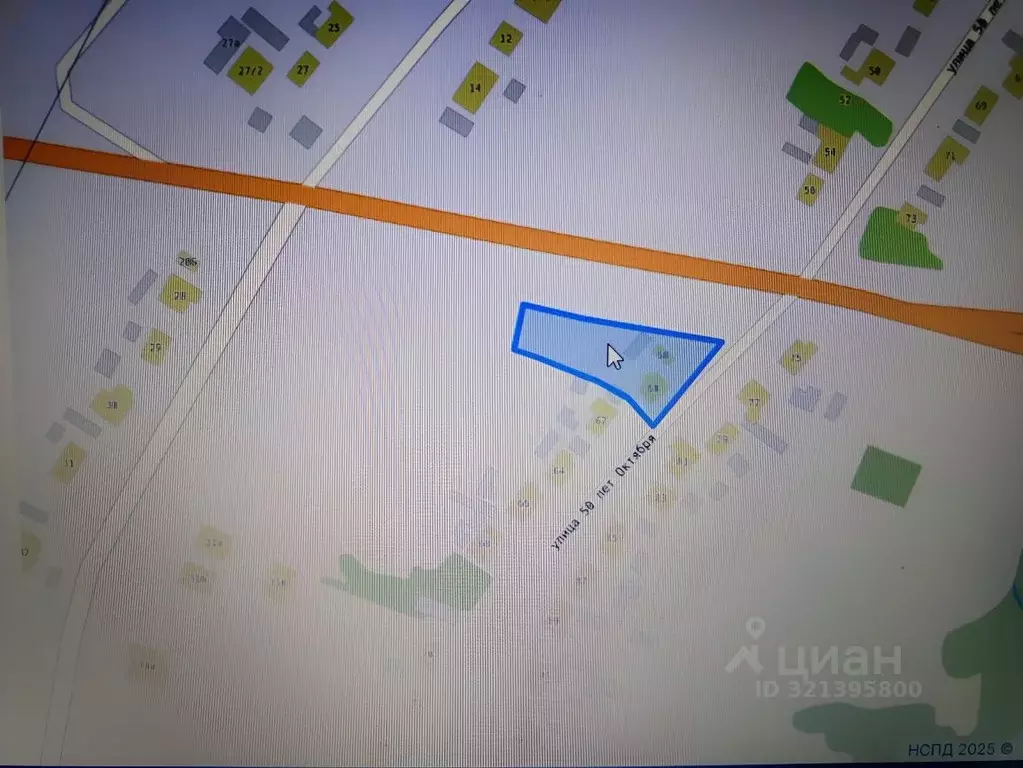 Участок в Воронежская область, Семилукский район, с. Девица ул. 50 лет ... - Фото 1