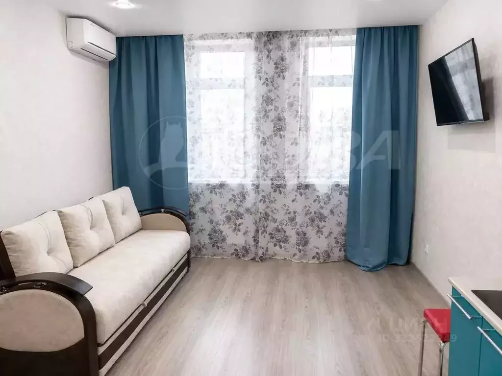 Студия Тюменская область, Тюмень ул. Газовиков, 73к3 (27.3 м) - Фото 1