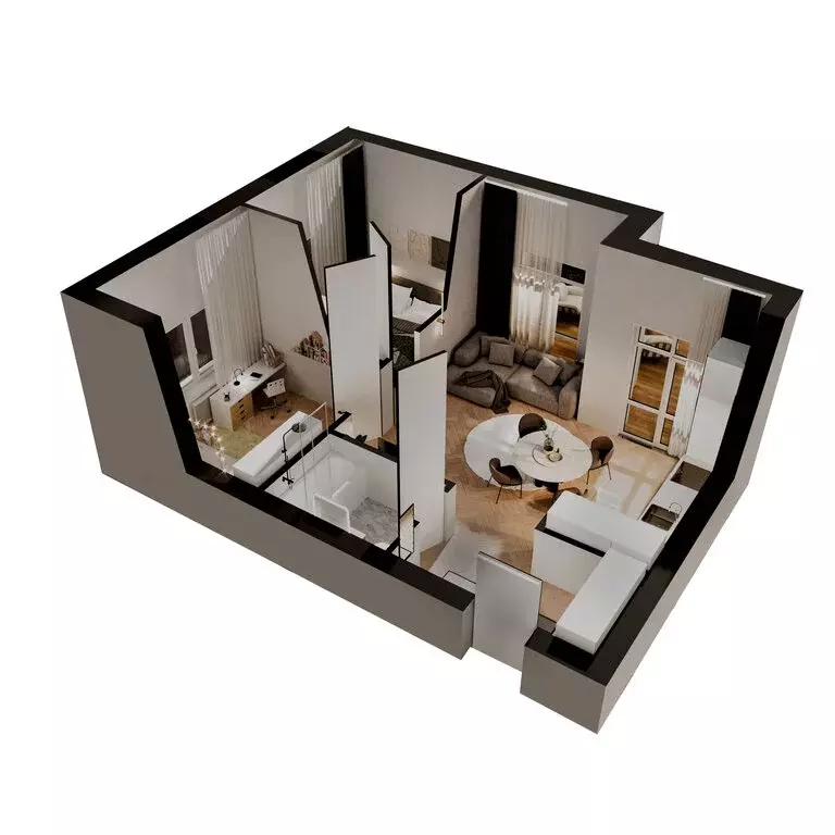 2-комнатная квартира: Челябинская область, Южноуральск (42.3 м) - Фото 2