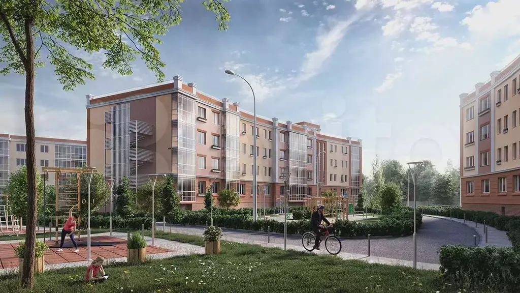 2-к. квартира, 46,6 м, 3/4 эт. - Фото 1