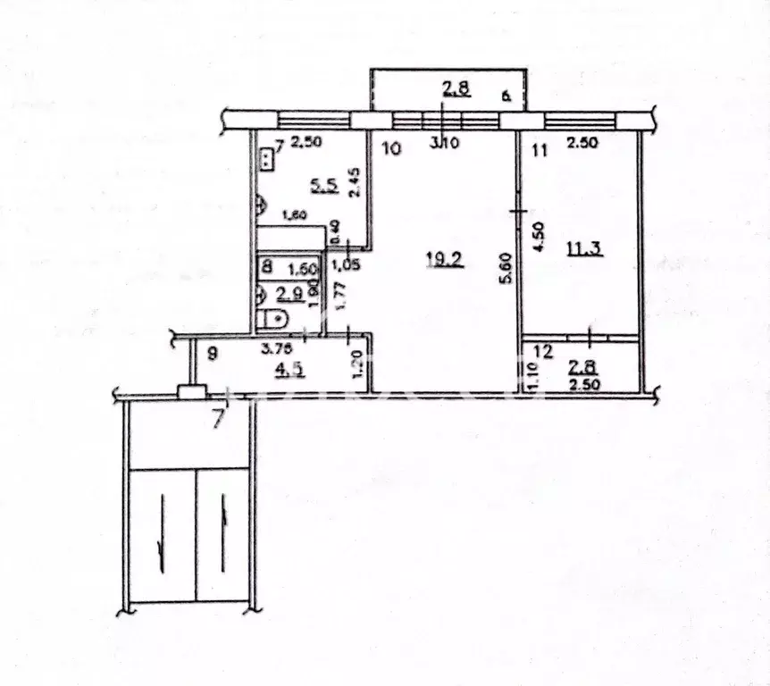 2-к кв. Самарская область, Самара ул. Волгина, 128 (46.2 м) - Фото 1