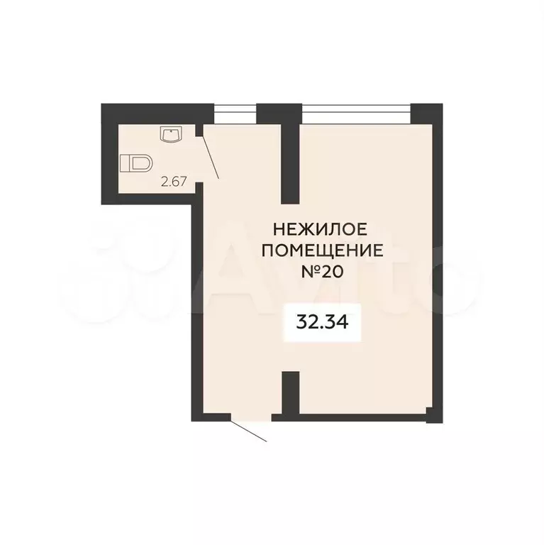 продам помещение свободного назначения, 32.34 м - Фото 0