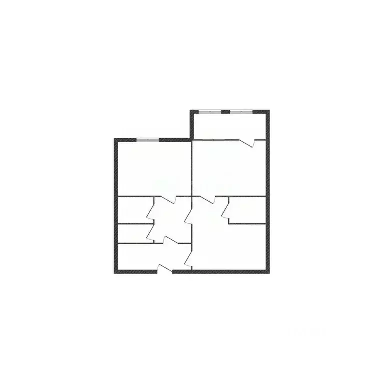 2-к кв. Белгородская область, Старый Оскол Дубрава мкр, 1 кв-л, 18 ... - Фото 2