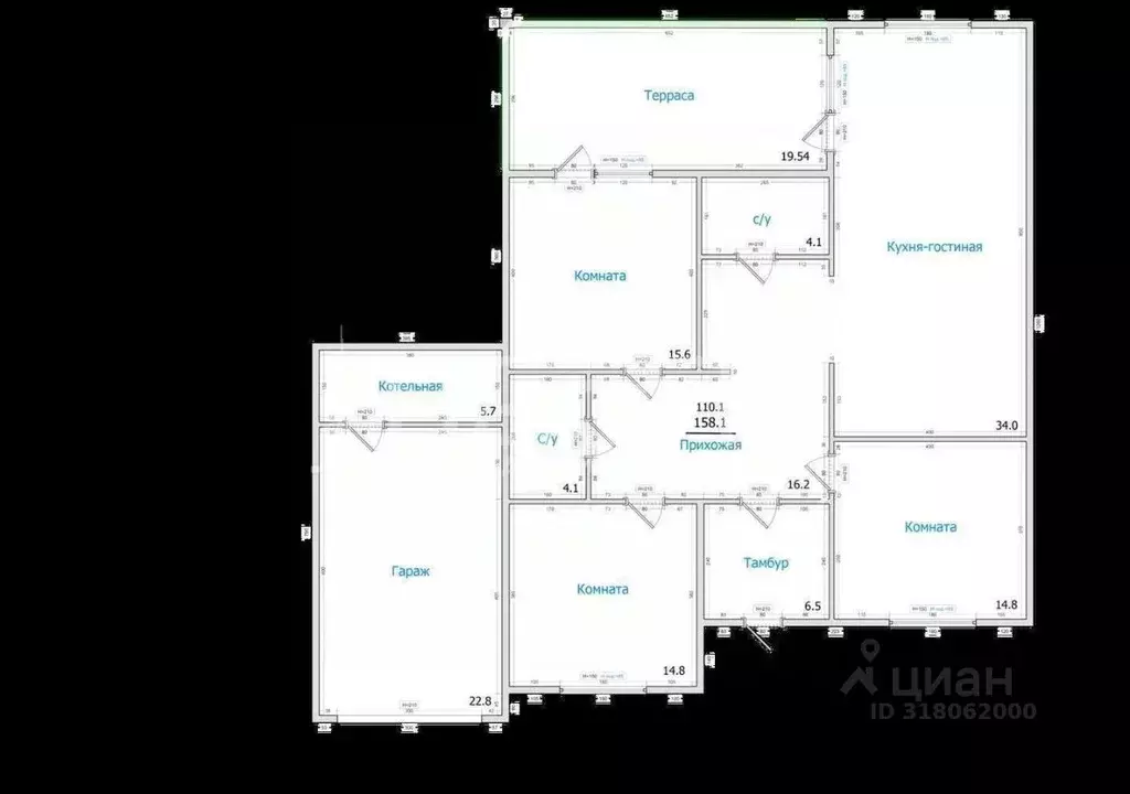 Дом в Воронежская область, Рамонский район, Айдаровское с/пос, с. ... - Фото 2