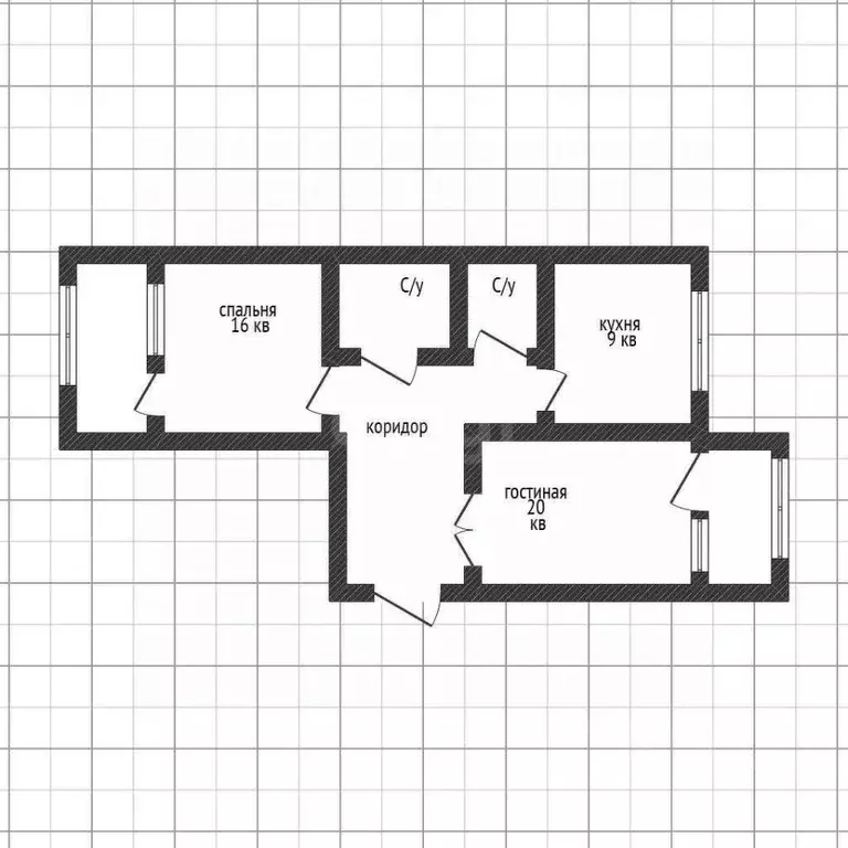 2-к кв. Адыгея, Майкоп ул. Михайлова, 4 (53.9 м) - Фото 2