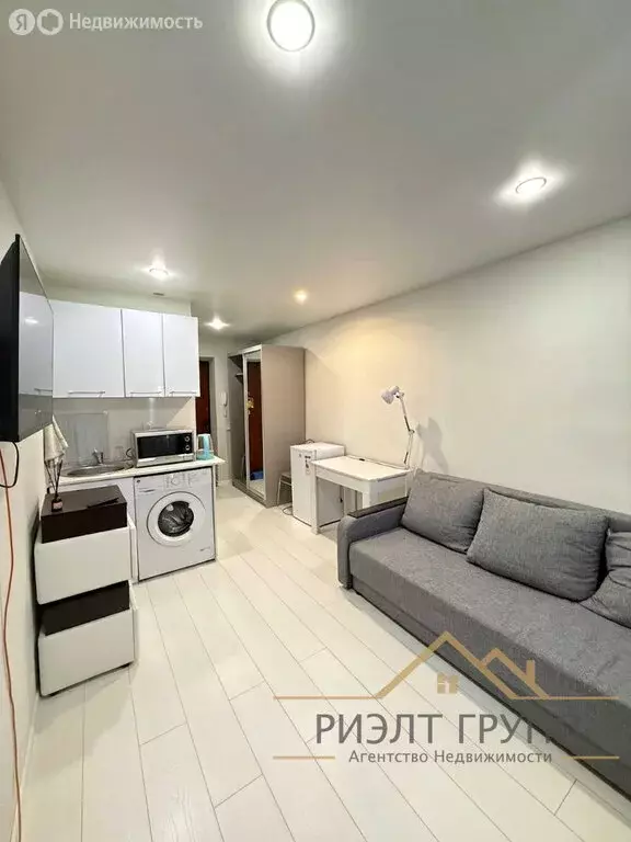 Квартира-студия: Казань, Базарная улица, 2 (15.1 м) - Фото 1