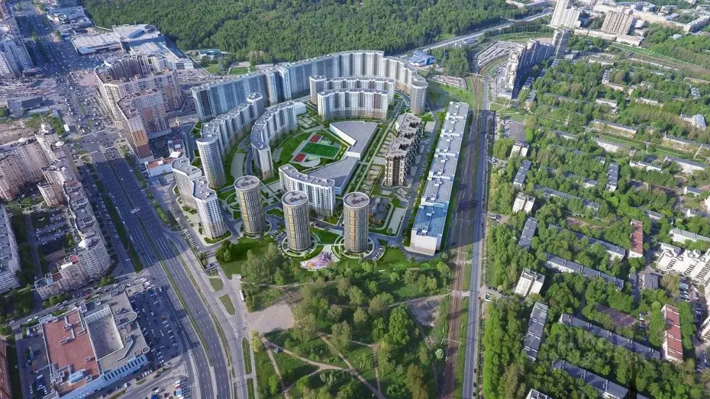Помещение свободного назначения в Санкт-Петербург Приморский Квартал ... - Фото 1