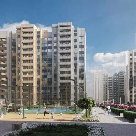 1-к. квартира, 38 м, 5/12 эт. - Фото 1