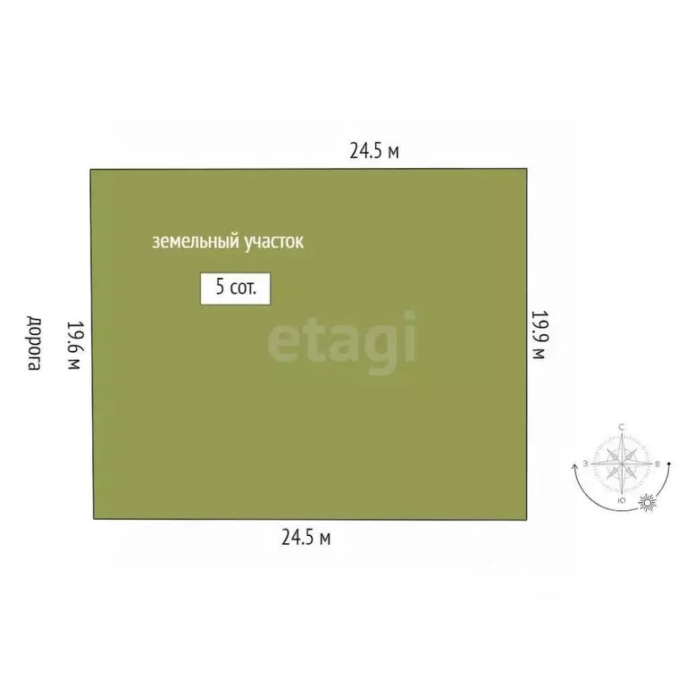 Участок в Ростовская область, Мясниковский район, Краснокрымское ... - Фото 2