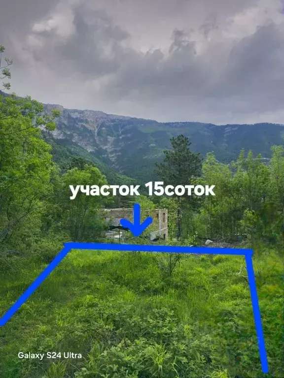 Участок в Крым, Ялта муниципальный округ, Виноградное пгт ул. Красина ... - Фото 2