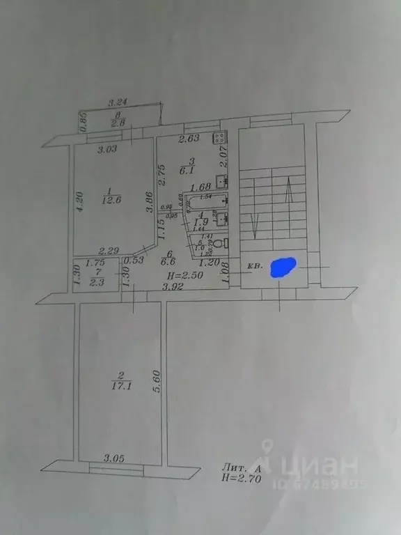 2-к кв. Краснодарский край, Анапа ул. Некрасова, 114 (50.4 м) - Фото 2