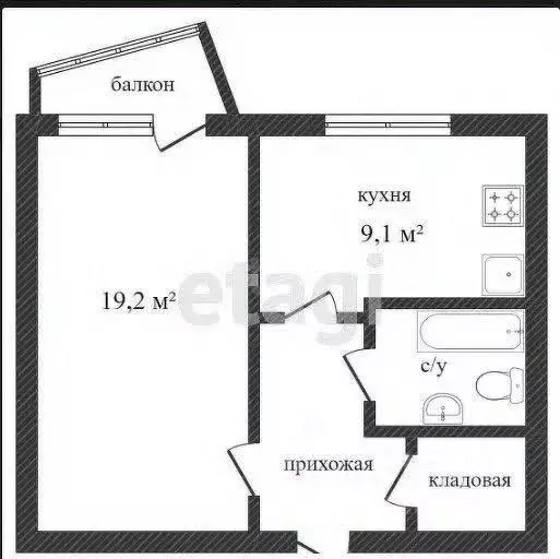 1-к кв. Воронежская область, Воронеж ул. Хользунова, 88 (37.3 м) - Фото 1
