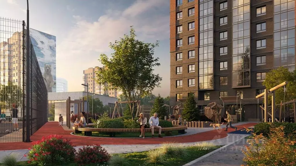 1-к кв. Новосибирская область, Новосибирск Гринвилл жилой комплекс ... - Фото 1