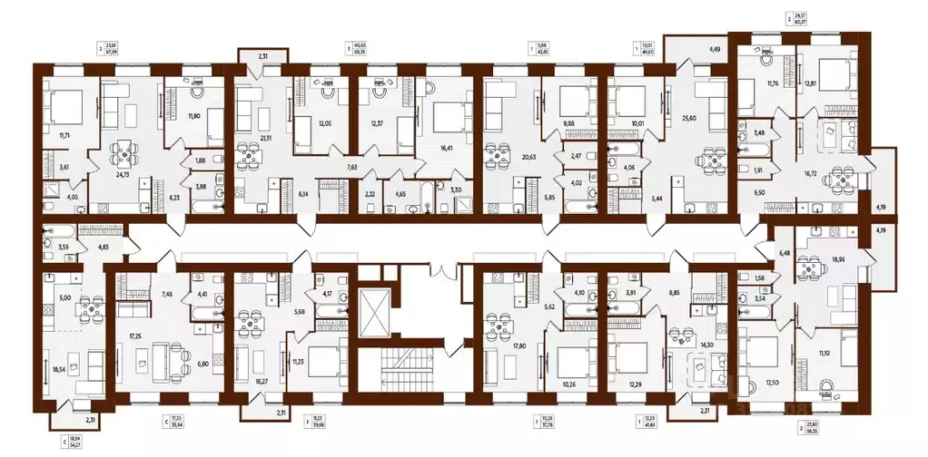 2-к кв. Брянская область, Брянск ул. Романа Брянского (58.35 м) - Фото 2
