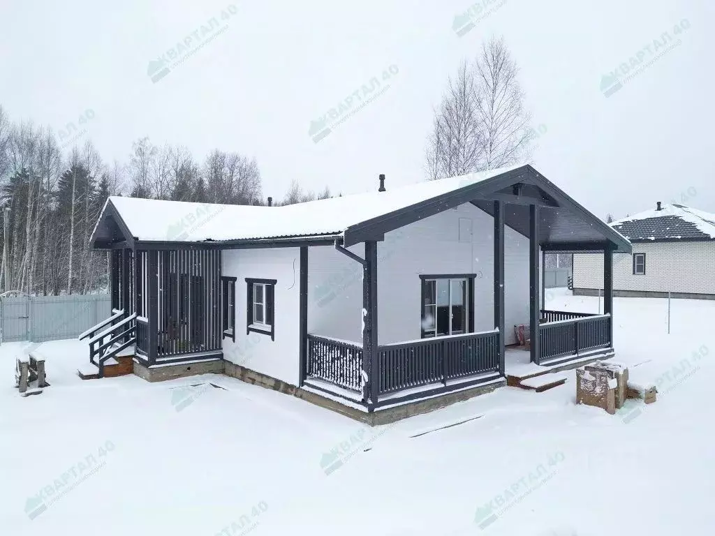 Дом в Калужская область, Боровский муниципальный округ, Совьяки с/пос, ... - Фото 1