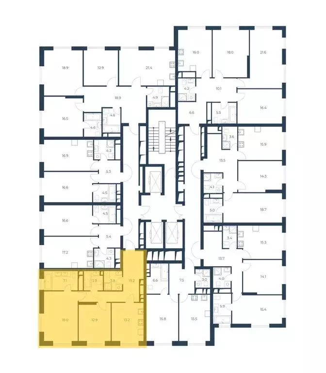 2-комнатная квартира: Москва, Щукинская улица, 3 (74 м) - Фото 1