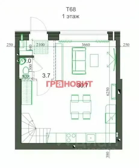 Таунхаус в Новосибирская область, Новосибирский район, Мичуринский ... - Фото 1