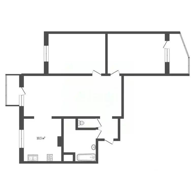 3-к кв. Москва Челябинская ул., 19К2 (76.0 м) - Фото 1