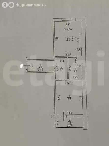 1-комнатная квартира: Казань, улица Натана Рахлина, 7 (43.5 м) - Фото 1