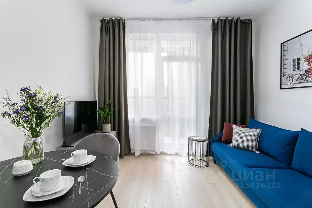 Студия Санкт-Петербург аллея Арцеуловская, 9 (20.0 м) - Фото 2