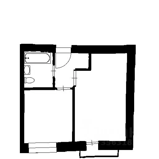 1-к кв. Московская область, Ступино городской округ, с. Верзилово, ... - Фото 2