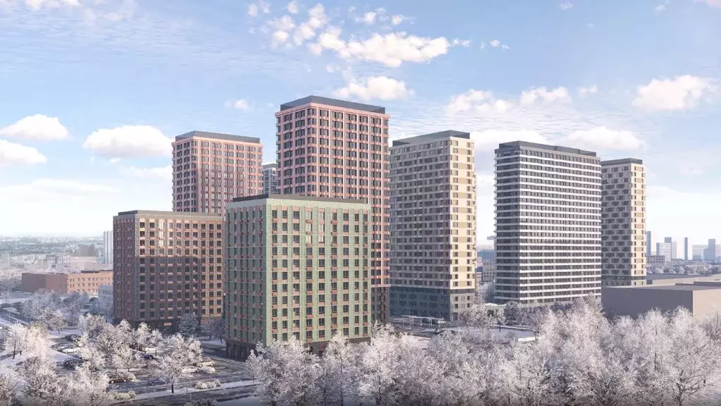 1-к кв. Московская область, Красногорск Квартал Строгино жилой ... - Фото 2