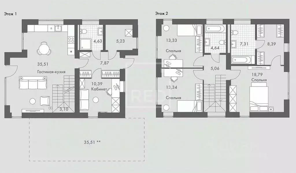 Дом в Московская область, Красногорск городской округ, Сабурово пгт ... - Фото 2