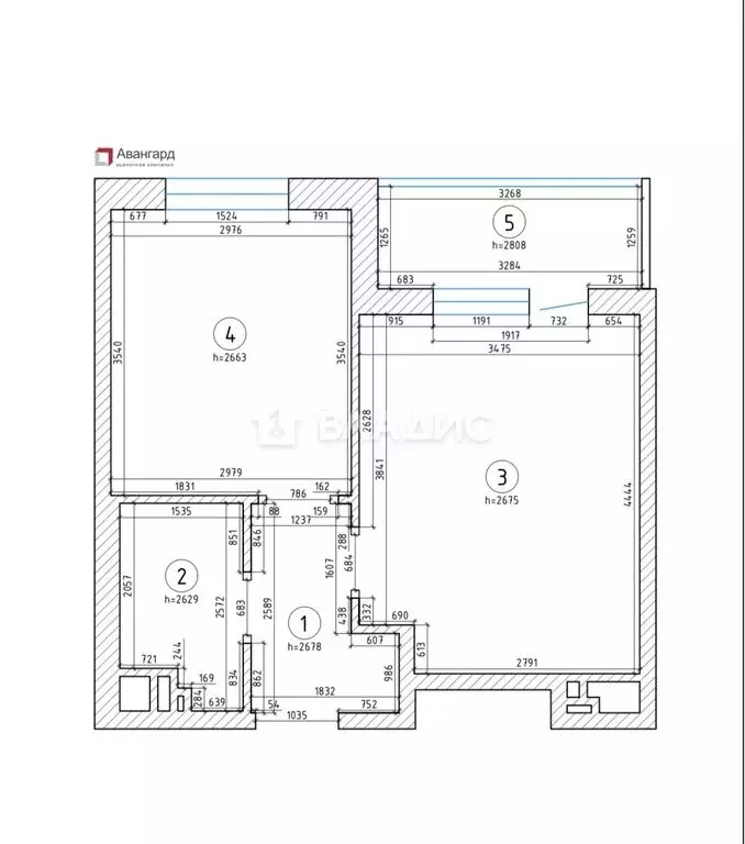 1-комнатная квартира: Санкт-Петербург, улица Струве, 12к1 (32.9 м) - Фото 0