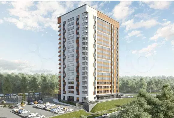 Квартира-студия, 26,9м, 6/18эт. - Фото 1