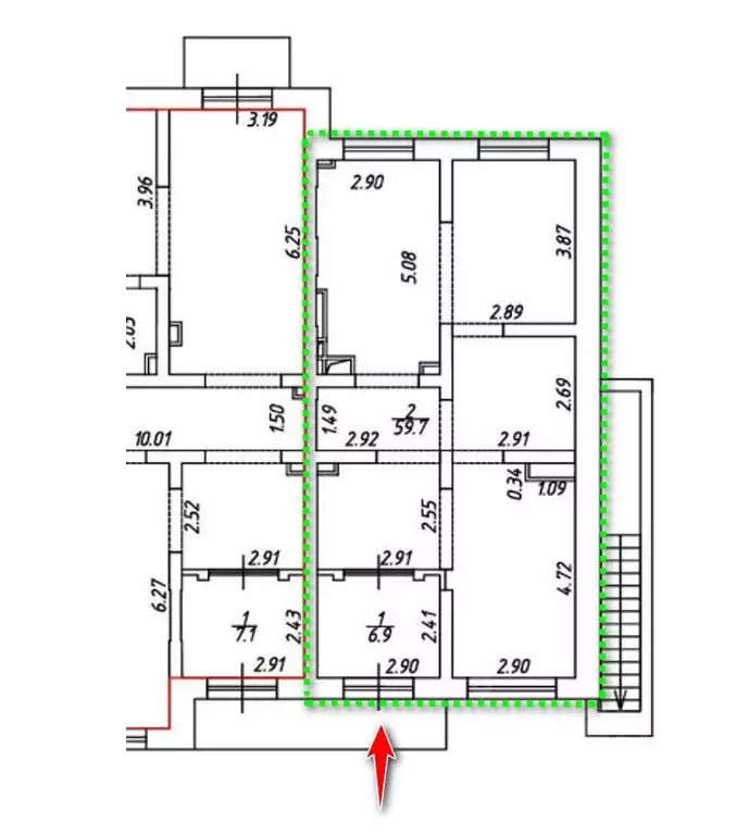 Помещение свободного назначения в Санкт-Петербург ул. Крыленко, 6к4 ... - Фото 1