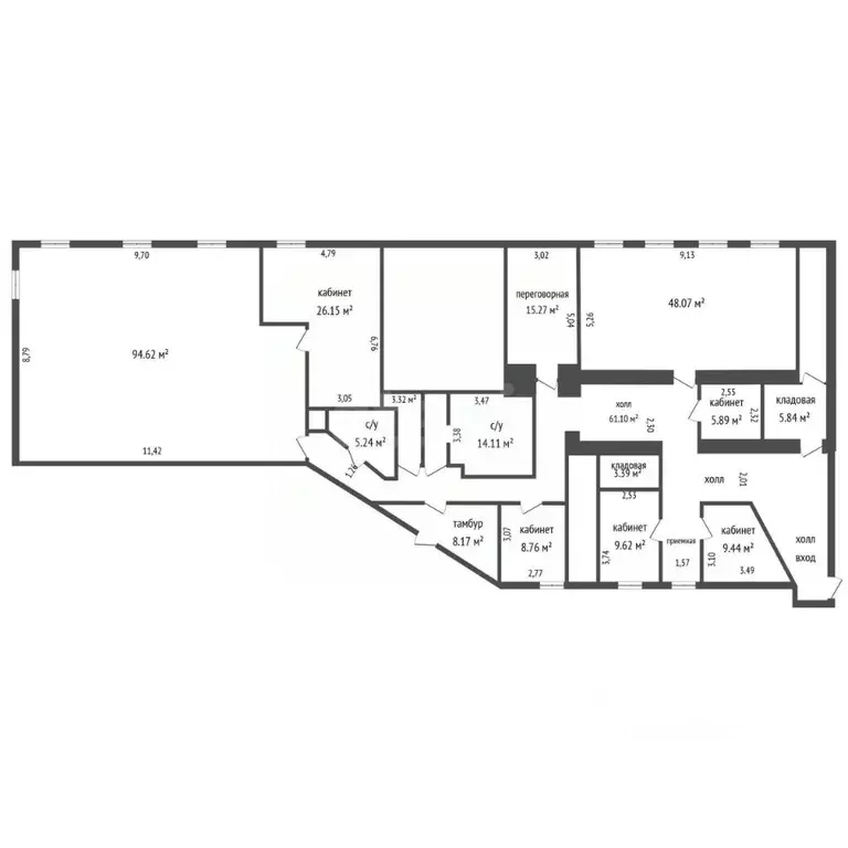 Офис в Тюменская область, Тюмень ул. Луначарского, 18/1 (289 м) - Фото 1