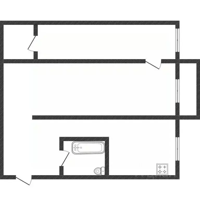 2-к кв. Иркутская область, Ангарск 82-й кв-л, 6 (44.8 м) - Фото 1