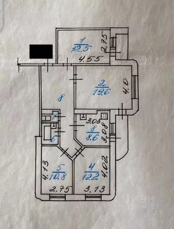 4-к кв. Белгородская область, Белгород просп. Ватутина, 13а (85.2 м) - Фото 2