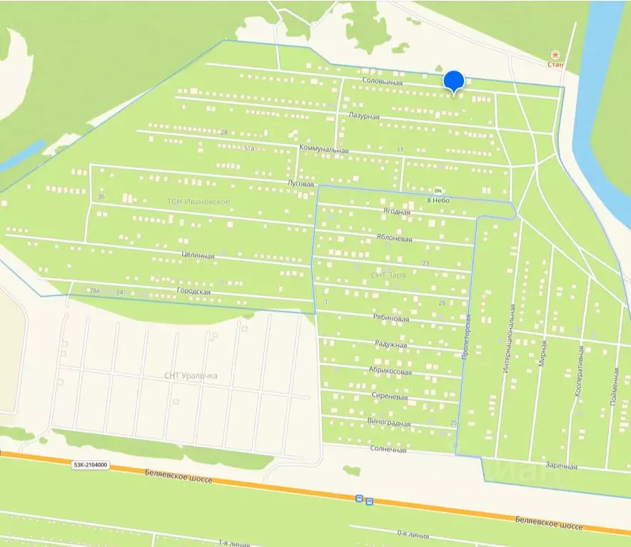 Участок в Оренбургская область, Оренбургский район, Ивановский ... - Фото 0