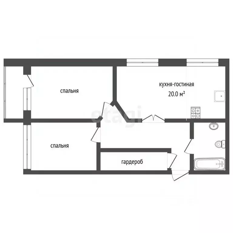 3-к кв. Московская область, Балашиха просп. Ленина, 32г (60.0 м) - Фото 2