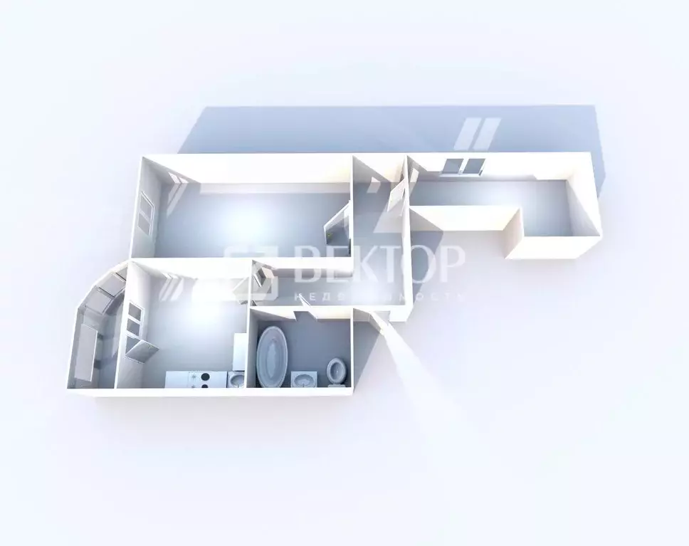 1-к кв. Ярославская область, Ярославль ул. Слепнева, 17к1 (51.2 м) - Фото 2