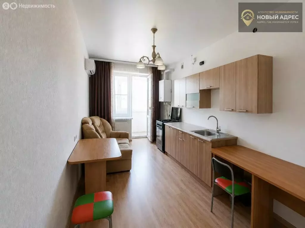 1-комнатная квартира: Крымск, улица Шевченко, 1Б (36 м) - Фото 2