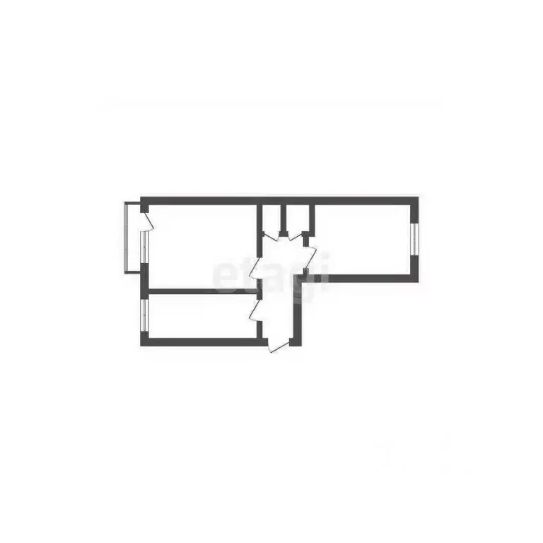 2-к кв. Свердловская область, Нижний Тагил Гвардейская ул., 21 (44.0 ... - Фото 1