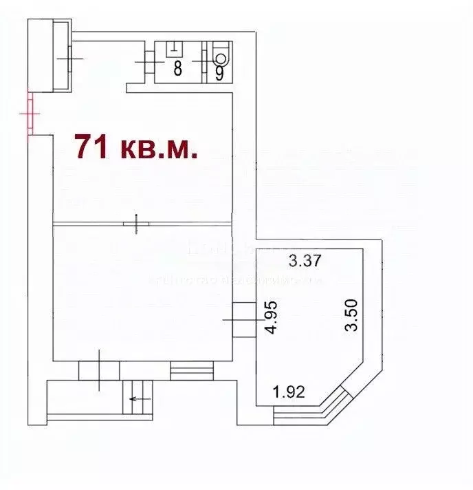 Торговая площадь в Москва Бескудниковский бул., 29К1 (71 м) - Фото 2