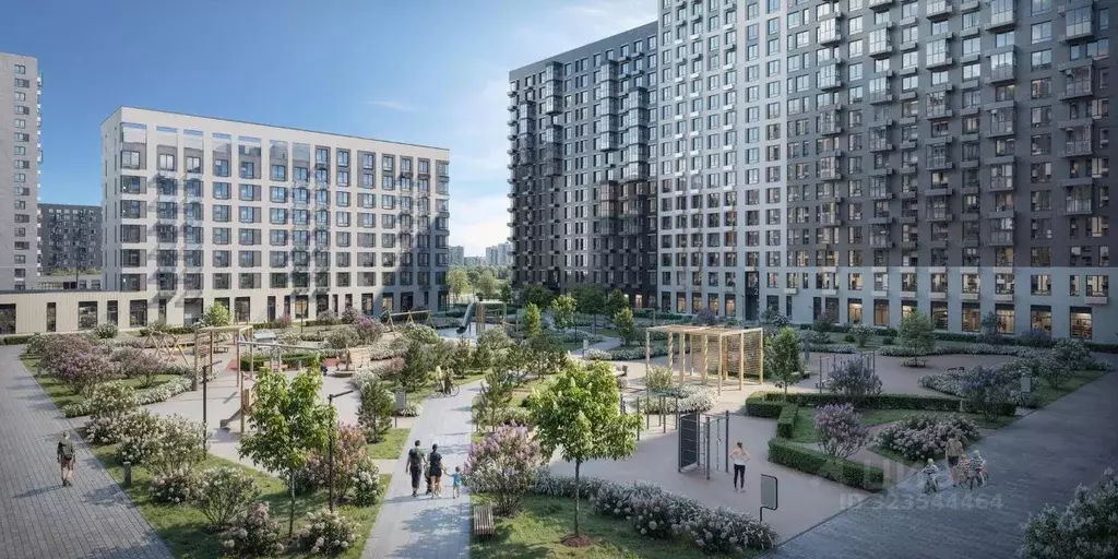 1-к кв. Московская область, Мытищи Мытищи Парк жилой комплекс (33.9 м) - Фото 2