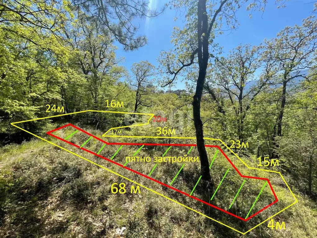 Участок в Крым, Ялта муниципальный округ, Массандра пгт ул. Винодела ... - Фото 0