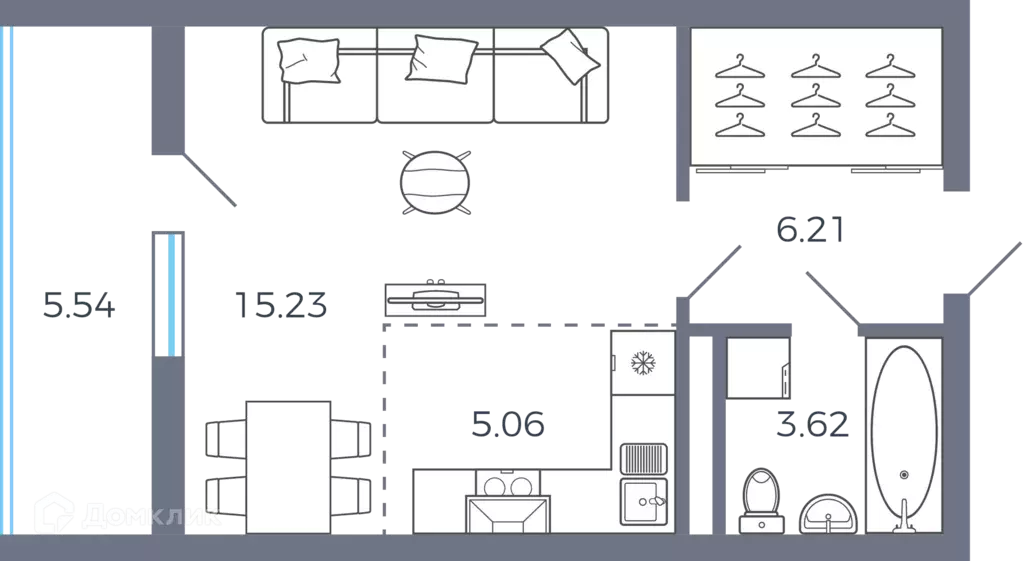Продаётся 1-к квартира, 33.3 м - Фото 0